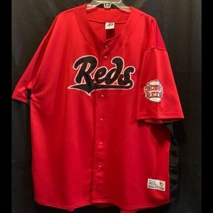 Cincinnati Reds Button-up Jersey Shirt 2XL